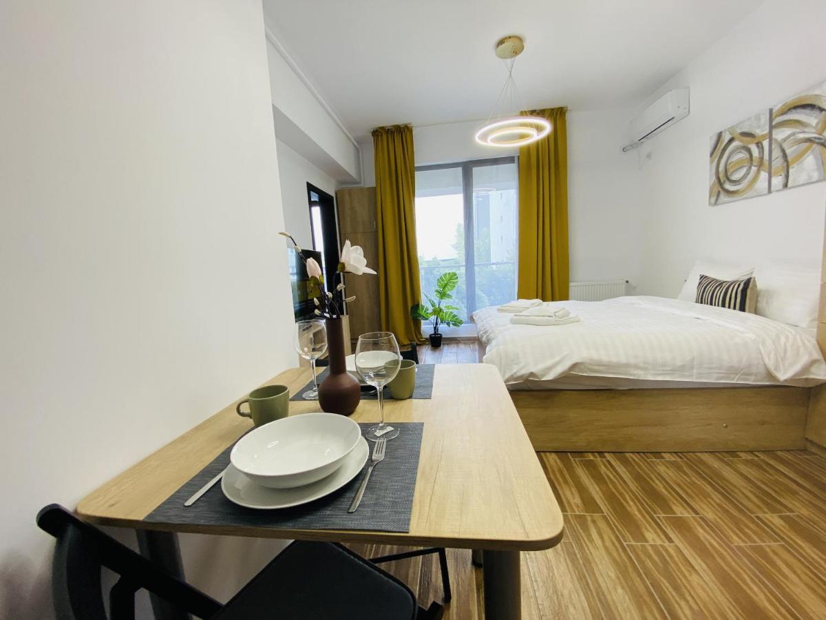 New City Studios With Balcony Bukarest Exterior foto
